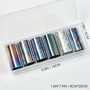 Nail Transfer Foil - Box of 6 Designs