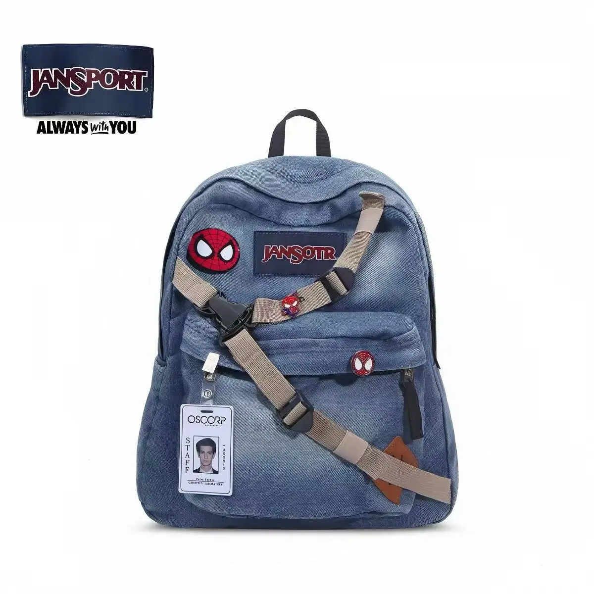 JanSport Durable Day Backpack with 15-inch Padded Laptop Compartment, Spacious Main Compartment, and Built-in Water Bottle Pocket. Peter's Sports Backpack.
