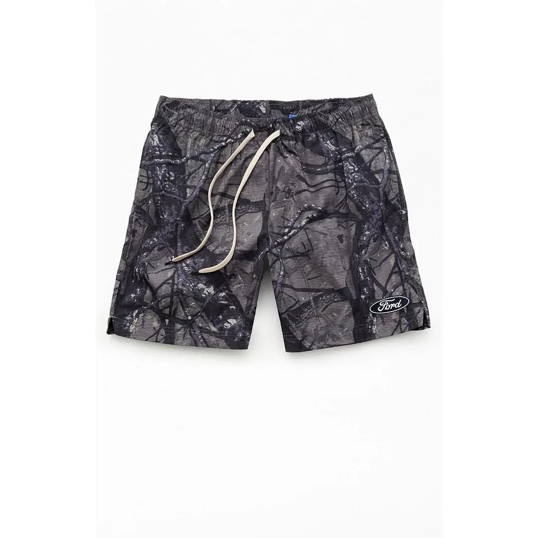 FORD Men's Camo Tree 6.5" Swim Trunks