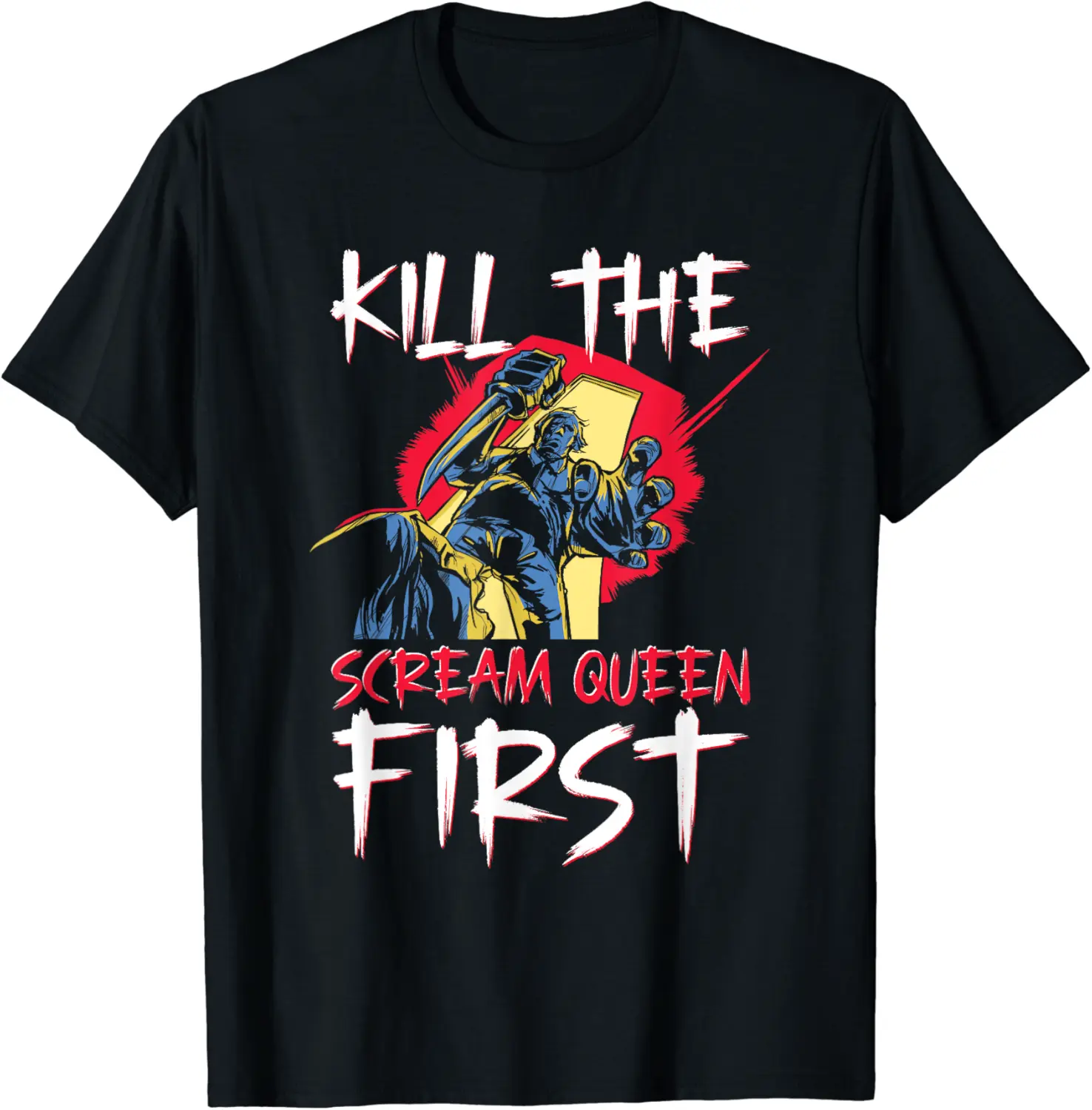 Scary Classic Horror Slasher Movies Film Lovers Scream Queen T-Shirt - Sarahreb Shop 50B0CQBZ6RXP