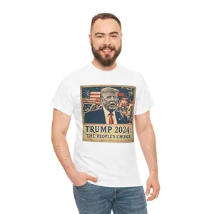 Trump People's Choice 2024 Unisex Tee, Triumph Hope Future Everyone for Trump, Patriotic Political Shirt, Republican Conservative Apparel