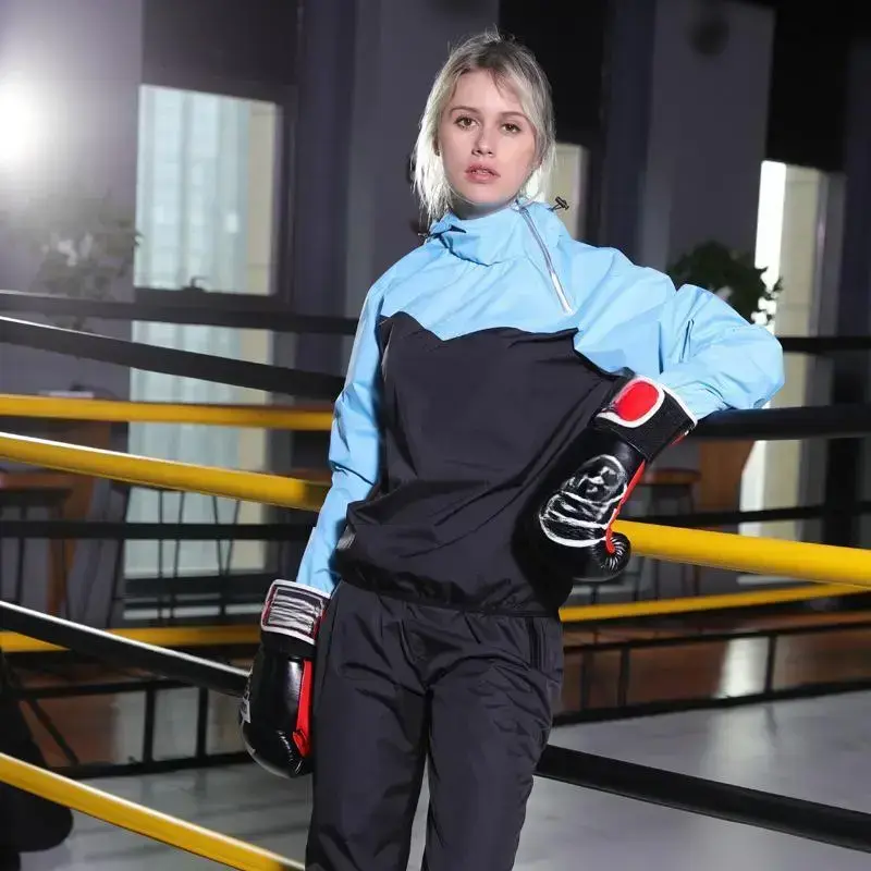 Unisex Sauna Suit Sportswear | Jacket And Pants Fitness Training Clothes Unisex Sauna Suit Sportswear | Jacket And Pants Fitness Training Clothes