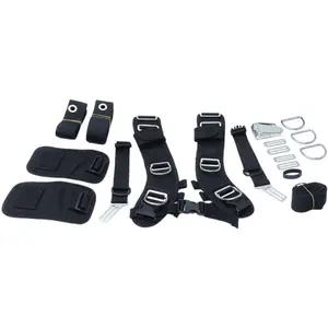 Diving Backplate Scuba Diving Harness System with Adjustable Shoulder Straps, Scuba Diving Bracket Dive Harness for Freediving