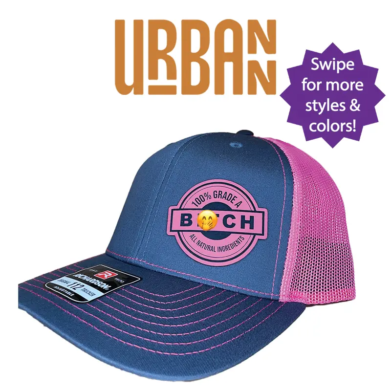 Grade A B*tch Hat - Richardson 112 trucker, Evolve ponytail, hats for trucker hat unisex hat