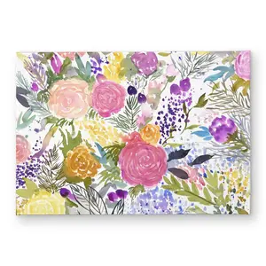 Begin Home Decor CODM1724OEX1E0 17 x 24 in. Bundle of Flowers Door Mat - Decorative Indoor & Outdoor Door Mat