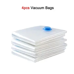 Vacuum Storage Bags, Space Saver Bags Compression for Comforters and Blankets, Sealer Clothes Travel Packing Organizer
