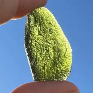 Big 10.76 Gram Undamaged Moldavite  Metaphysical Transformation Stone for Collectors and Enthusiasts of Rare Mineral crystal
