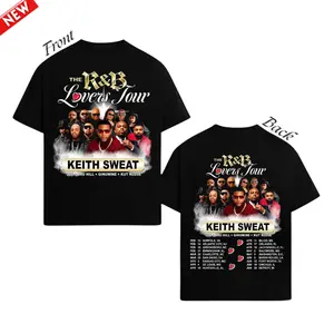 Keith Sweat R&B Lovers Tour 2026 T-Shirt, Joe Dru Hill Ginuwine Vintage Concert Graphic Tee, Classic Soul Music Fan Apparel Unisex