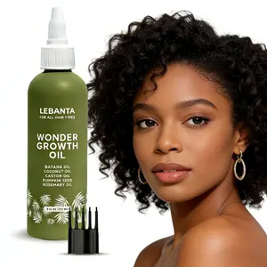 LeBanta Wonder Growth Oil 4oz- 100% Pure Batana Oil Blend with Castor Pumpkin Seed Coconut & Rosemary for Thicker Stronger Hair Care Supplement