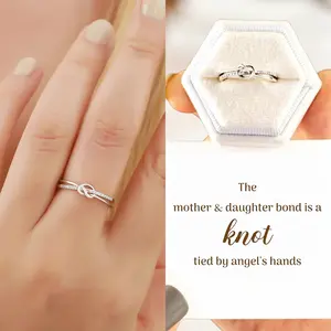 To My Mother/Daughter Knot Ring