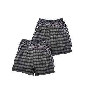 6 Pack Men's Boxer Shorts Random Mixed Color Pack Woven Relaxed Fit Boxers for Men Soft Breathable High quality Underwear with Elastic Waist Menswear(Sheets)