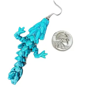 3D-Printed Dragon Earrings
