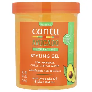 Cantu Avocado Hydrating Styling Gel, 18.5 oz (524 g)