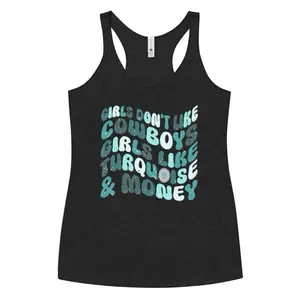 Girls Like Turquoise Tank Top
