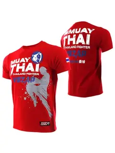 Muay Thai T Shirt Running Fitness Sports T-shirt For Men Outdoor Boxing Wrestling Tracksuits Summer Women's Clothing Sweatshirt
