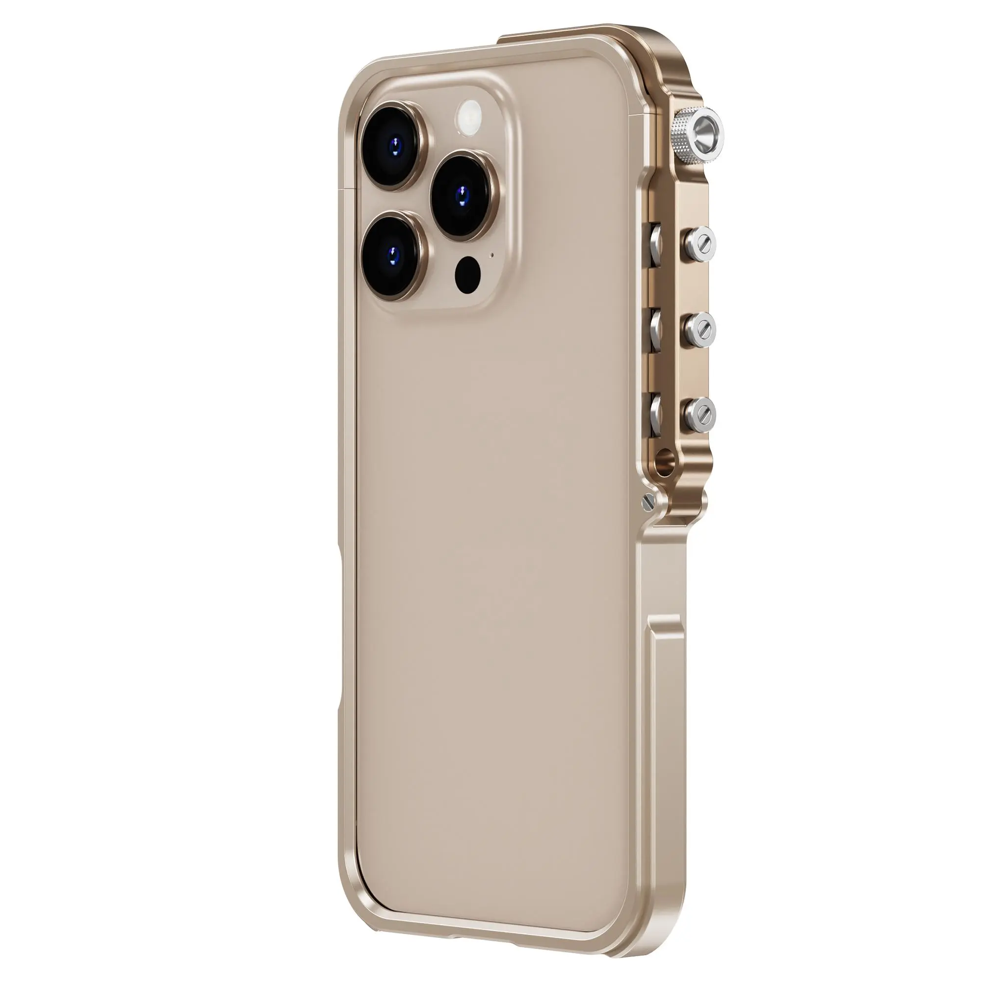 Metallic Aluminium Frame Phone Case, Protective Shell, Shockproof Durable Lightweight Phone Protective Cover, Compatible with iPhone 16 15 14 13 12 11 Pro Max