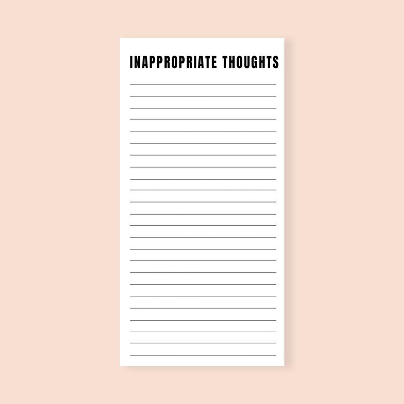 Funny Notepad Inappropriate Thoughts - TikTok Shop