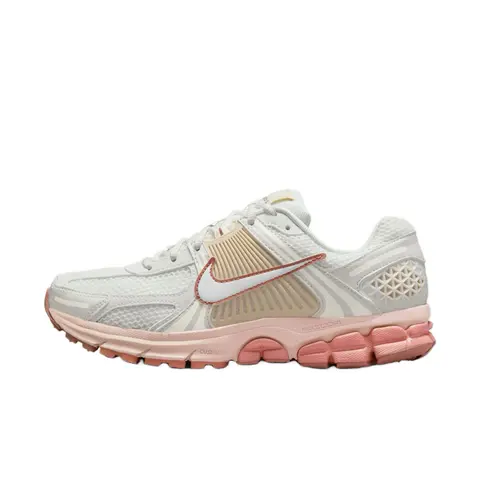 NIKE Women's Zoom Vomero 5 Particle Beige Terra Blush Running Training Footwear - Breathable Running Shoes with Grip Rubber Base, Airy Overlays, Responsive Support, Mesh Upper for Daily Casual, Gym Use