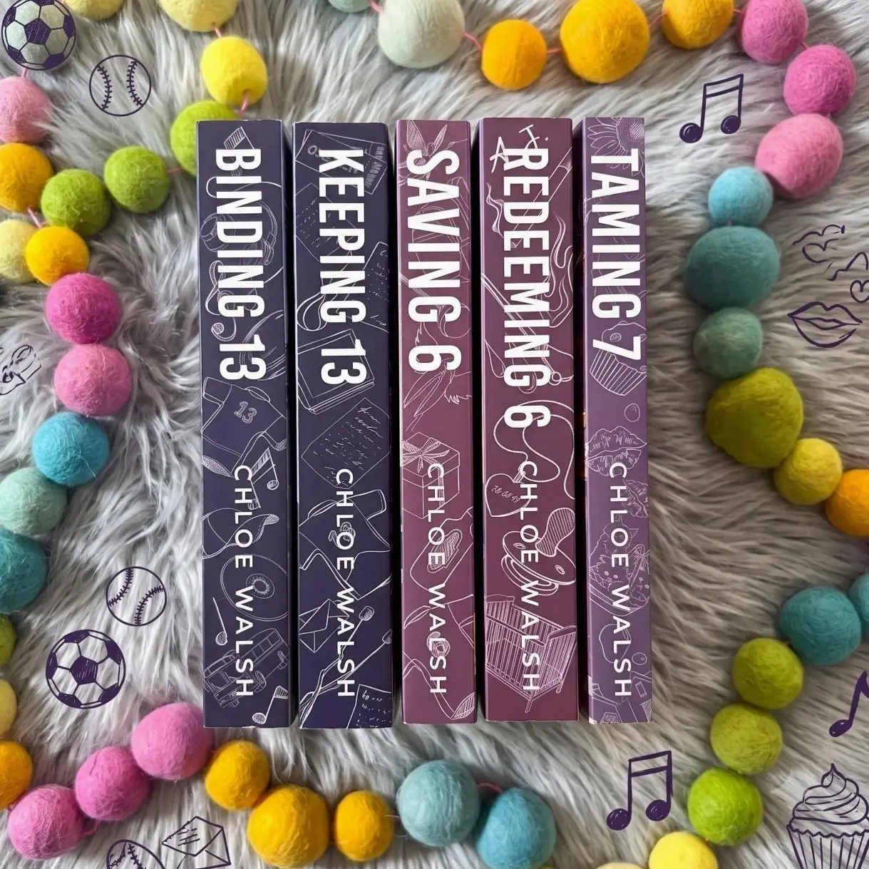 Boys of Tommen Special Edition Book Bundle, Chloe Walsh Series, Binding 13 Keeping 13 Saving 6 Redeeming 6 Taming 7 Special Edition Series Set for Romance Book Lovers, Gift For her.