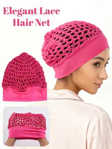 Breathable Mesh Sleep Cap for Men and Women, Soft Silk Satin Touch, Comfortable Gift Idea, Multifunctional Sleeping Hat