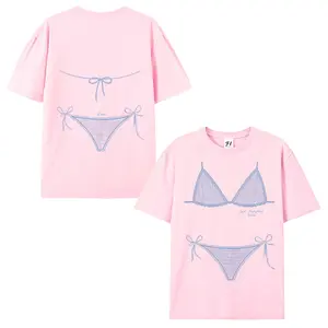 Women's Short-Sleeve Graphic T-Shirt - Coastal Bachelorette Piece for Beach Casual Wear, Featuring Last Toast on the Coast, Bikinis and Martinis, Last Splash, Seashells and Wedding Bells