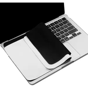 2 Pack Microfiber Apple Cloth – Laptop Screen & Keyboard Imprint Protection Liner Compatible with MacBook Pro/Air 13" 14" (2018-2025, M4-M1)