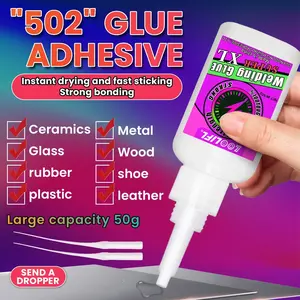 3pcs Super Glue, 1.76oz Liquid Adhesive, High Strength Bonding, Metal Shoe Glass Repair, Daily Use Maintenance, Loollifl Rock Gel