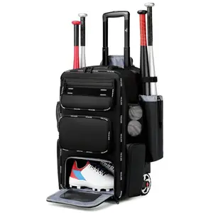 Baseball Softball Catchers Gear Bag for Helmet Chest Protector Leg Guards Cleats Large Baseball Softball Bat Backpack for Boys Girls Catchers Equipment Bag for Youth Adult