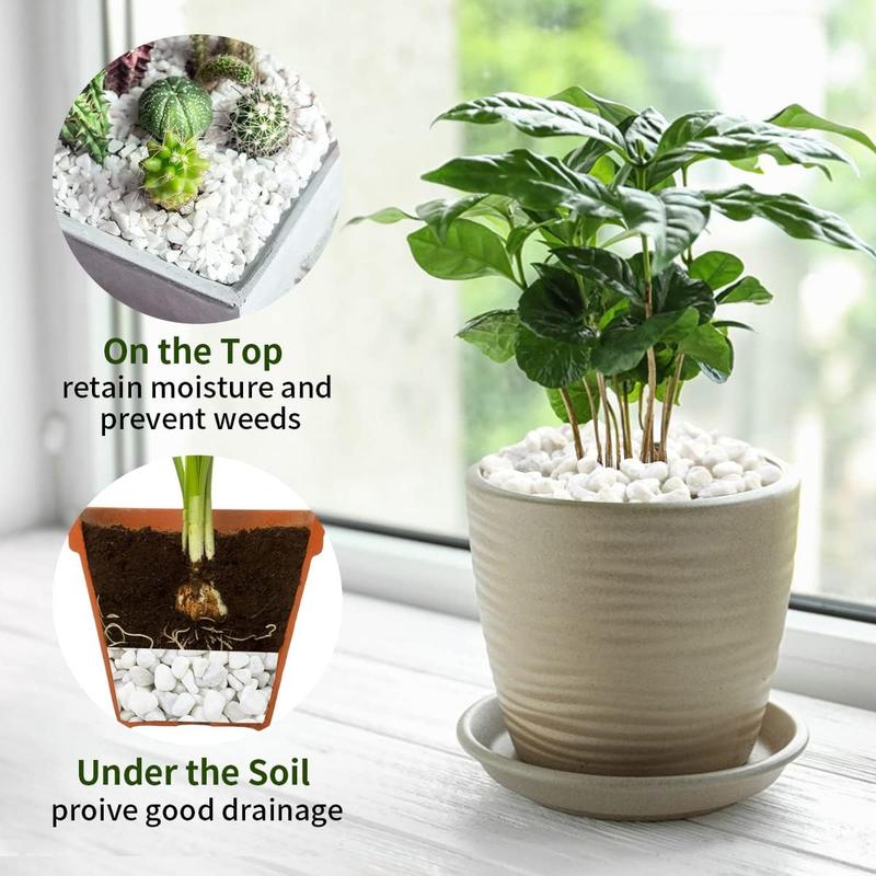 Natural Polished Pebbles 0.8-1.2cm, Mini Fish Tank Gravel, Succulent Cover Stone, Micro Landscape Decor, Vase Landscaping, Ecological Aquarium