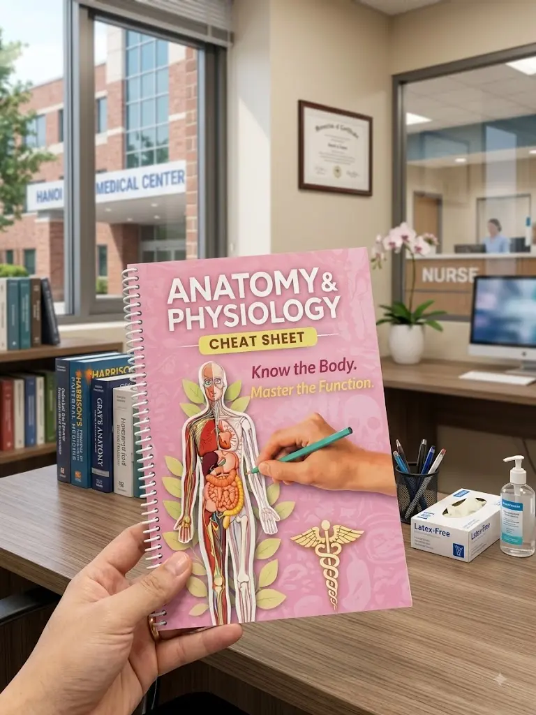 The Anatomy & Physiology Flash-Pass Guide: 110 High-Yield Cheat Sheets for Nursing Success