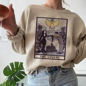 Vintage Addams The Lover Vi Tarot Inspired Sweatshirt,The Addams Family Vintage Sweatshirt