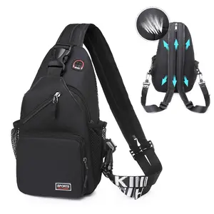 Sling Bag For Women Men Crossbody Chest Bag, Shoulder Bags Backpack, Two-Purpose Bag Casual Daypacks Belt Bag For Travel Hiking
