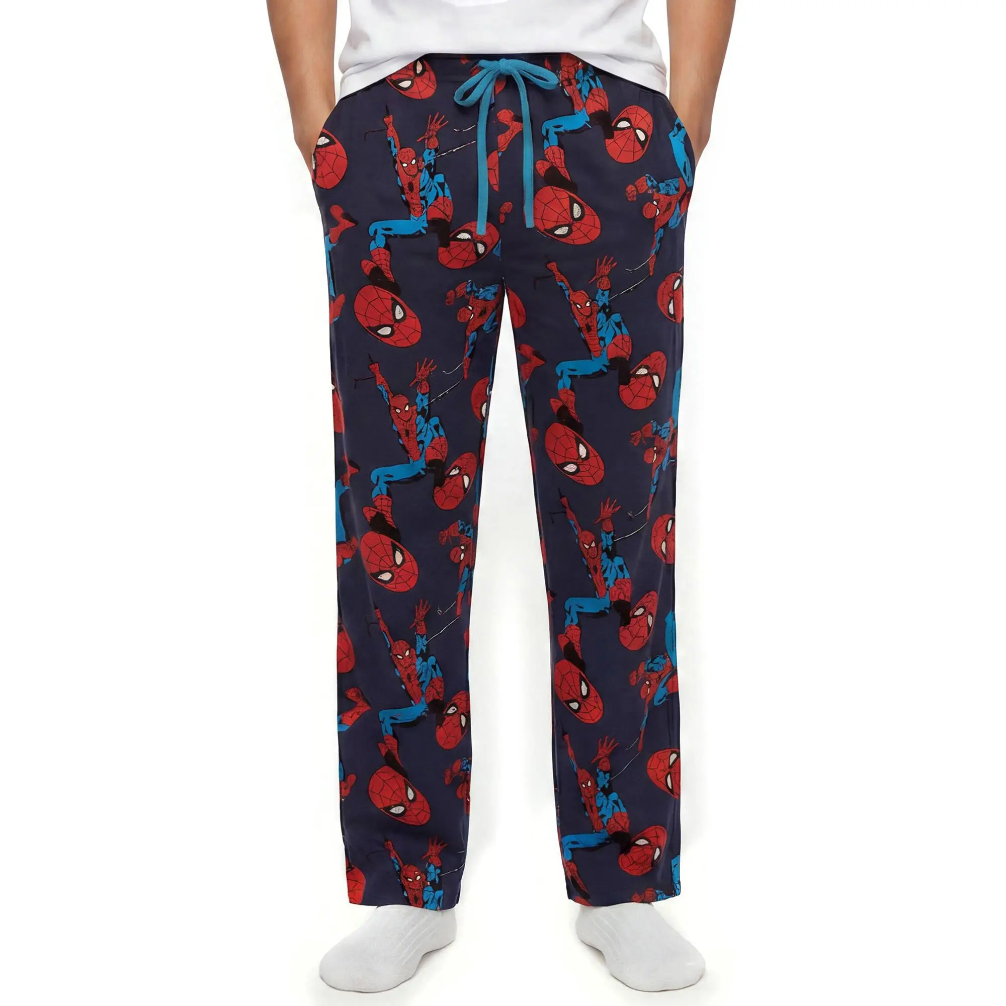 Marvel: Spider-Man Classic Web Sling and Mask Mens Lounge Pants