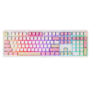 EPOMAKER TH108 Gasket 100% Wireless Full Size Mechanical Keyboard 108 Keys Hot Swap South-facing Custom Driver RGB Backlit Tri-Mode USB-C/BT 5.0/2.4GHz for PC/Mac/Linux PC gaming accessories keyboards for gaming creamy keyboard TikTokShopJumpstartSale