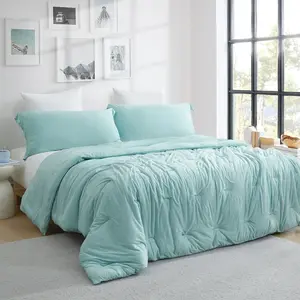 Bamboo Glacier - Coma Inducer Oversized Comforter Set - Frosty Eggshell Blue