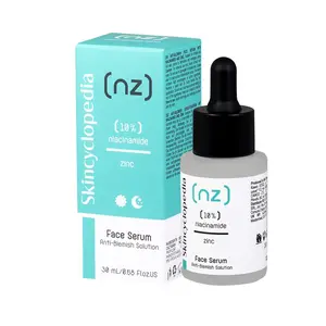 Skincyclopedia Pure Niacinamide & Zinc Face Serum – Anti Blemish Solution & Pore Minimizer, Acne Control & Oil Balancing, Clears Acne Marks & Blemishes for Even Skin Tone, High Grade Formulation.