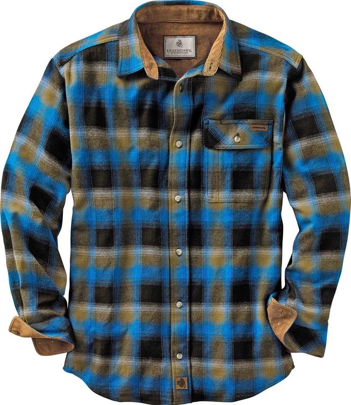 Legendary Whitetails Men's Buck Camp Flannel Shirt