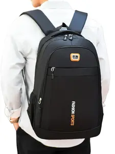 Men's Fashion Sporty Large Capacity Backpack, Waterproof Nylon Material, Multiple Pockets, Laptop Bag for School, Work, Travel, School Backpacks