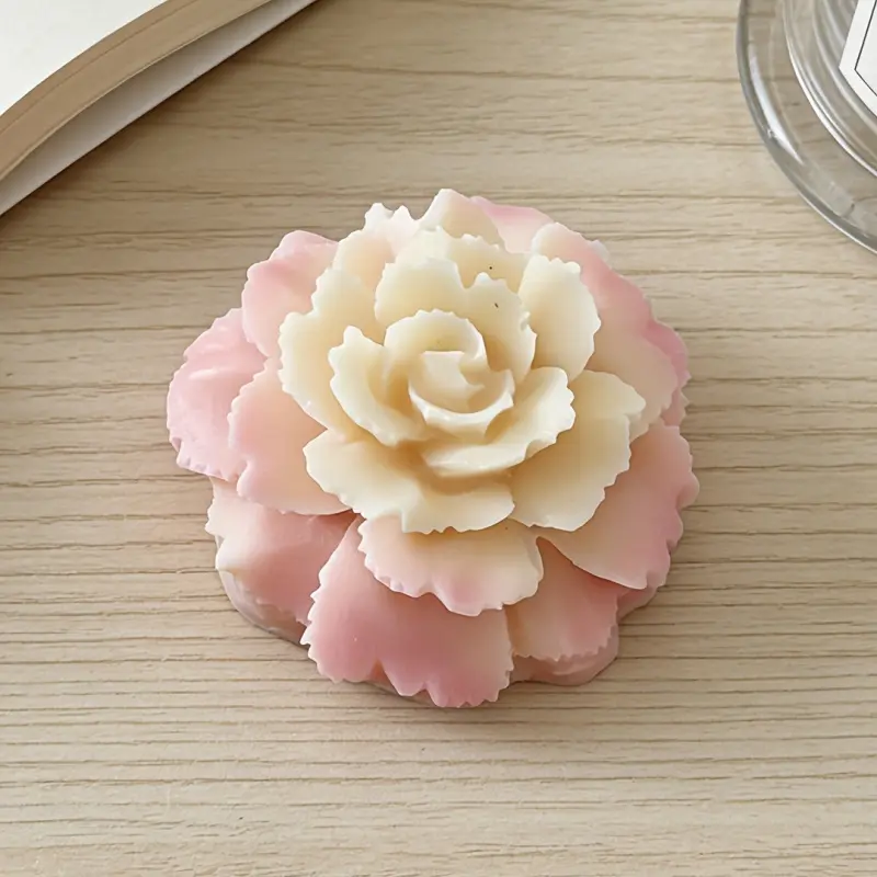 3D Carnation Silicone Mold, Resin Mold, Suitable for Making Soap, Gypsum, Soft Pottery, and Resin DIY Craft Handicraft Molds, Perfect for Valentine's Day, Easter, Mother's Day, and Weddings, Handmade Crafts, Soap Making Supplies