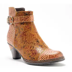 L'Artiste by Spring Step Heeled Ankle Boots - Antilles