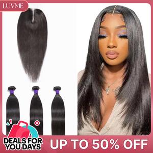 LUVME Bundles High-End Salon Upgraded 13A 100% Virgin Remi Human Hair (100+/-5g) Dye. Perm.-Body Wave-Deep Wave-Silky Straight-Messy Curl-Burmese Curl #DealsForYouDays