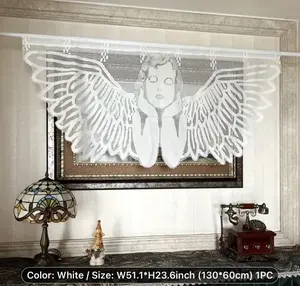 lace angel curtain