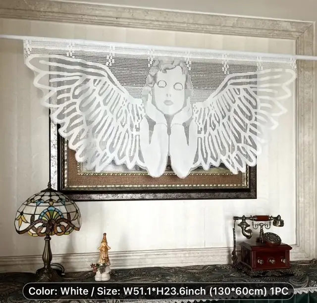 lace angel curtain lace angel curtain