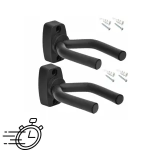 2-PACK Guitar Hanger Hook Holder Wall Mount Display Acoustic Electric.
