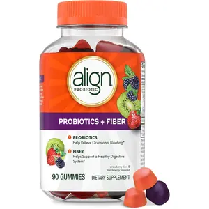 Probiotic Fiber Gummies for Gut Health Supports Digestive Health and Bloating Relief 90 Count