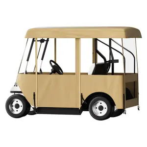 VEVOR Golf Cart Enclosure,  , with 4-Sided Fairway Deluxe, 300D Waterproof Driving Enclosure with Transparent Windows, Fit for 2+2 Seats Golf Carts (Roof Up to 78.7''L)