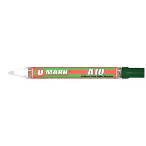 U-Mark  2 mm A10 Paint Marker, Green - 12 per Box