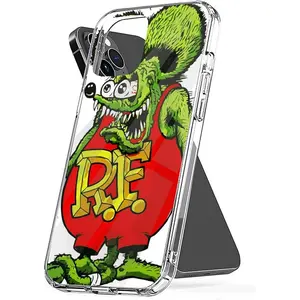 Phone Case The Accessories Rat TPU Fink Cover Shockproof Transparent Compatible with iPhone SE 7 8 X XR 11 12 13 14 15 16 Plus Mini Pro Max Samsung Galaxy Note S9 S10 S20 S21 Ultra Plus Protection Protective