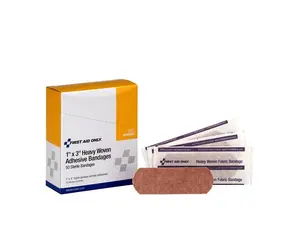 1"x3" Heavy Woven Fabric Bandages, 50 Per Box