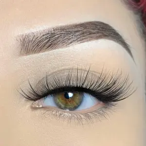 "Alpha" Lightweight False Eyelashes 3D Round Lashes for Natural Fluttery Look Vegan Makeup 25+ Uses